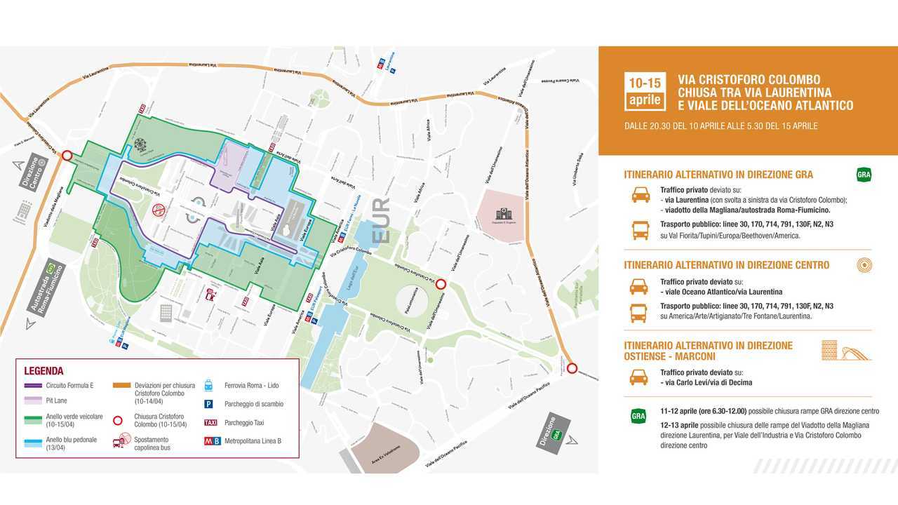 Mobilità alternativa auto il giorno della gara