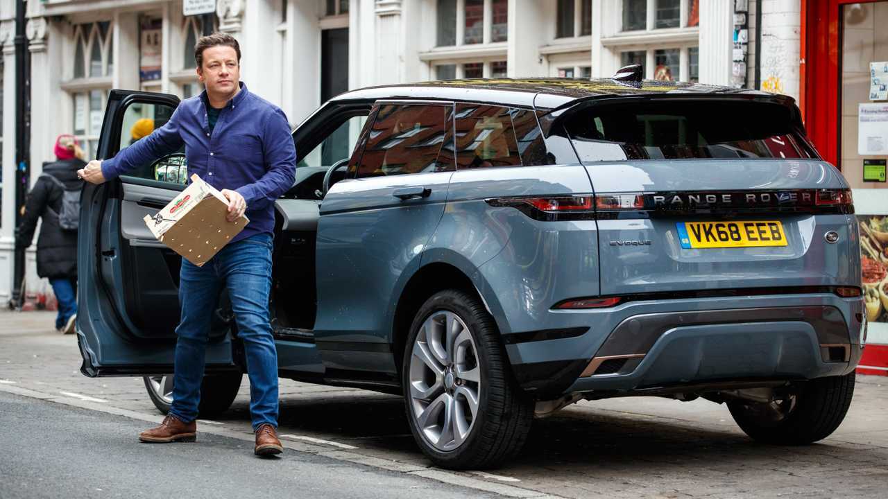 Jamie Oliver and the new Range Rover Evoque