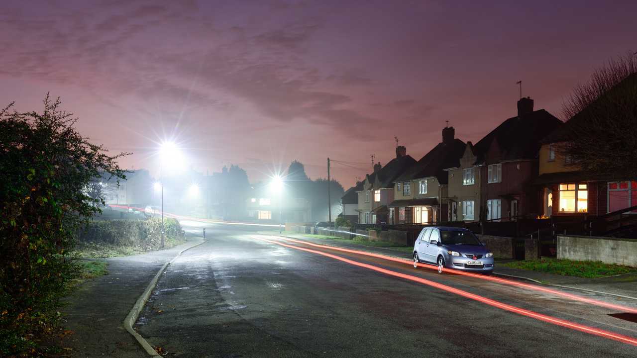 Hucknall North Nottinghamshire wake up to misty damp morning