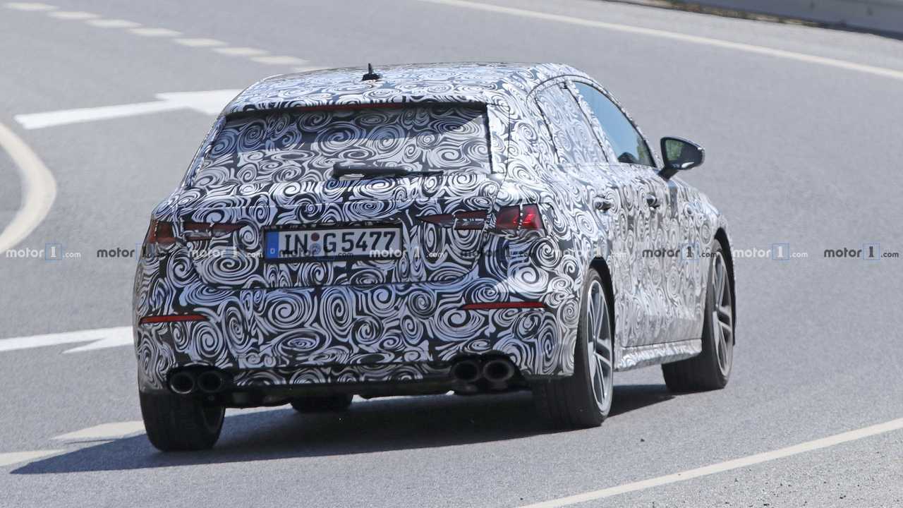 Photo d'espionnage de l'Audi S3 Sportback 2021