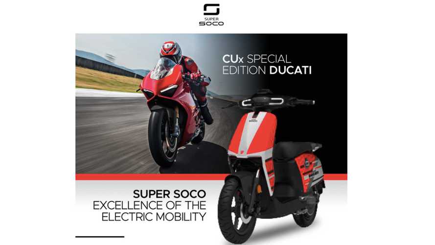 Ducati Releases First Electric Model...A Chinese Scooter