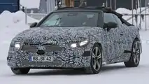 Mercedes-Benz CLE-Class Convertible Spy Shots Front Angle