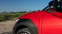 2023 Toyota bZ4X Limited AWD  in Supersonic Red paint charging port