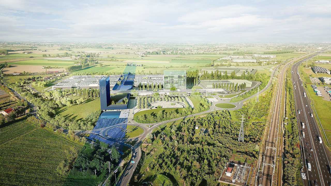 Silk-FAW, il render dello stabilimento di Reggio Emilia
