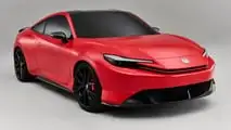Honda Prelude concept in red