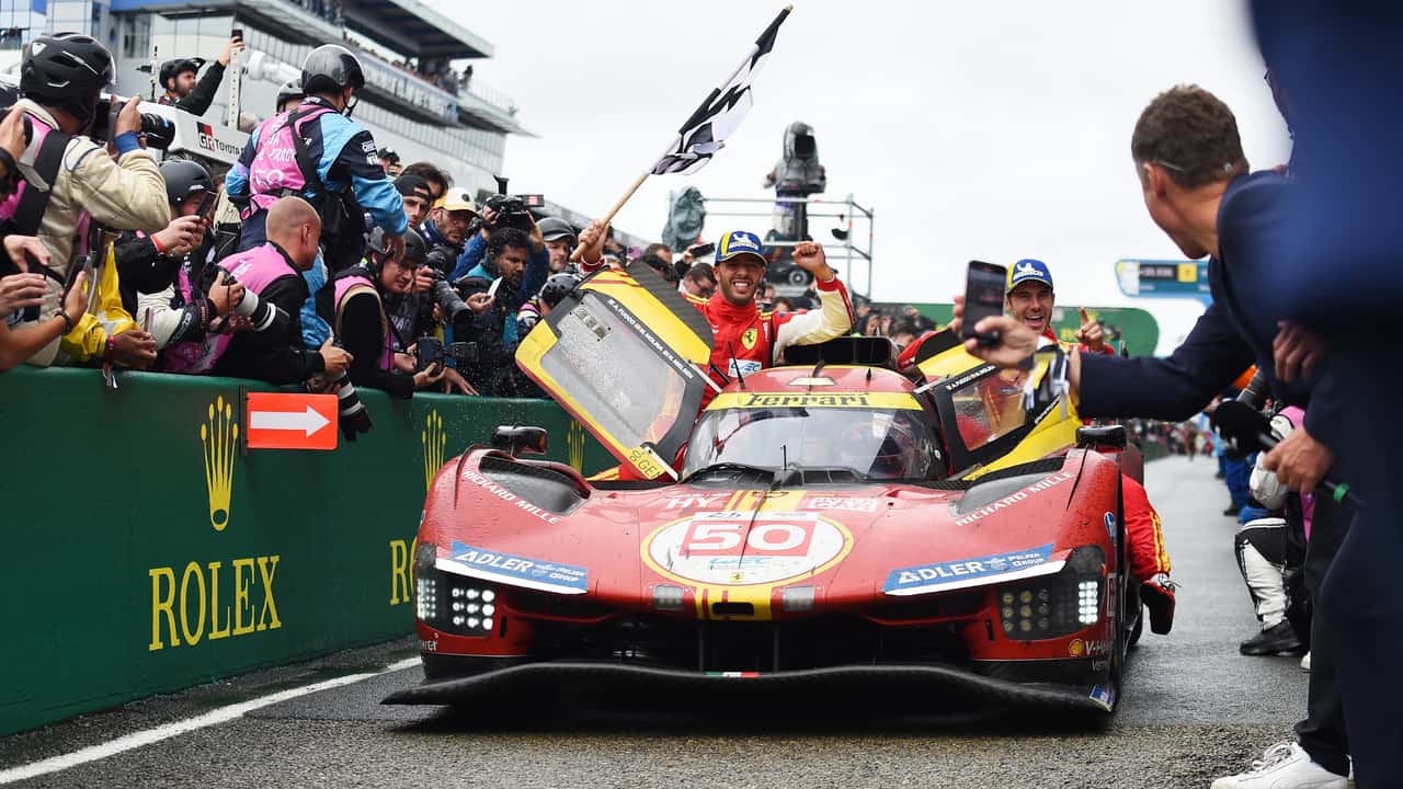 Ferrari AF Corse Ferrari 499P at Le Mans 24 Hours 2024
