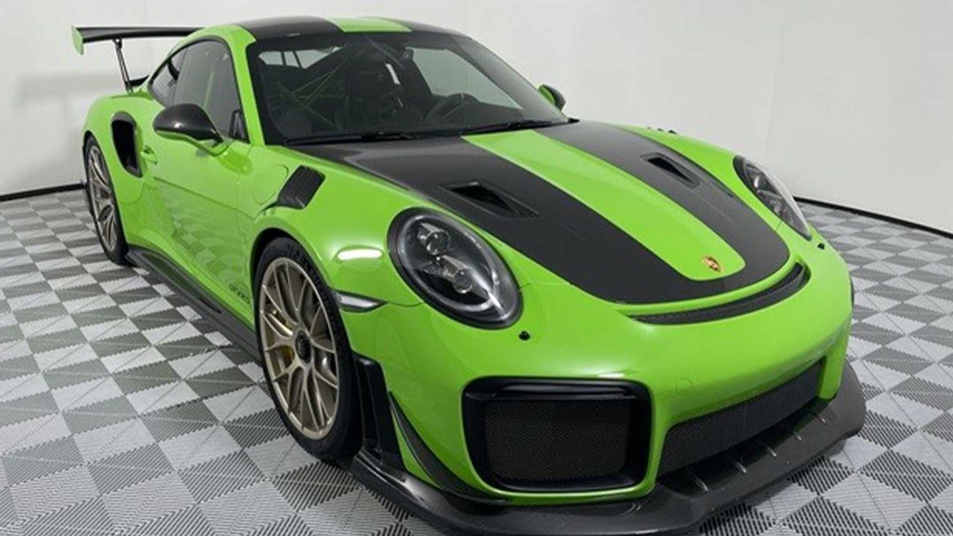 Check The Spec 2019 Porsche 911 GT2 RS Finished in PTS Gelbgrun Green