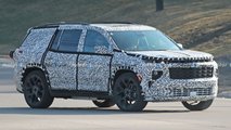 New Chevrolet Traverse Front View Spy Photo