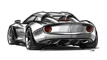 Automobili Mignatta, i primi bozzetti della futura Rina Coupé