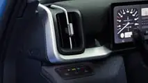 Volkswagen-ID. Cross, die Innenausstattung und der Kofferraum
