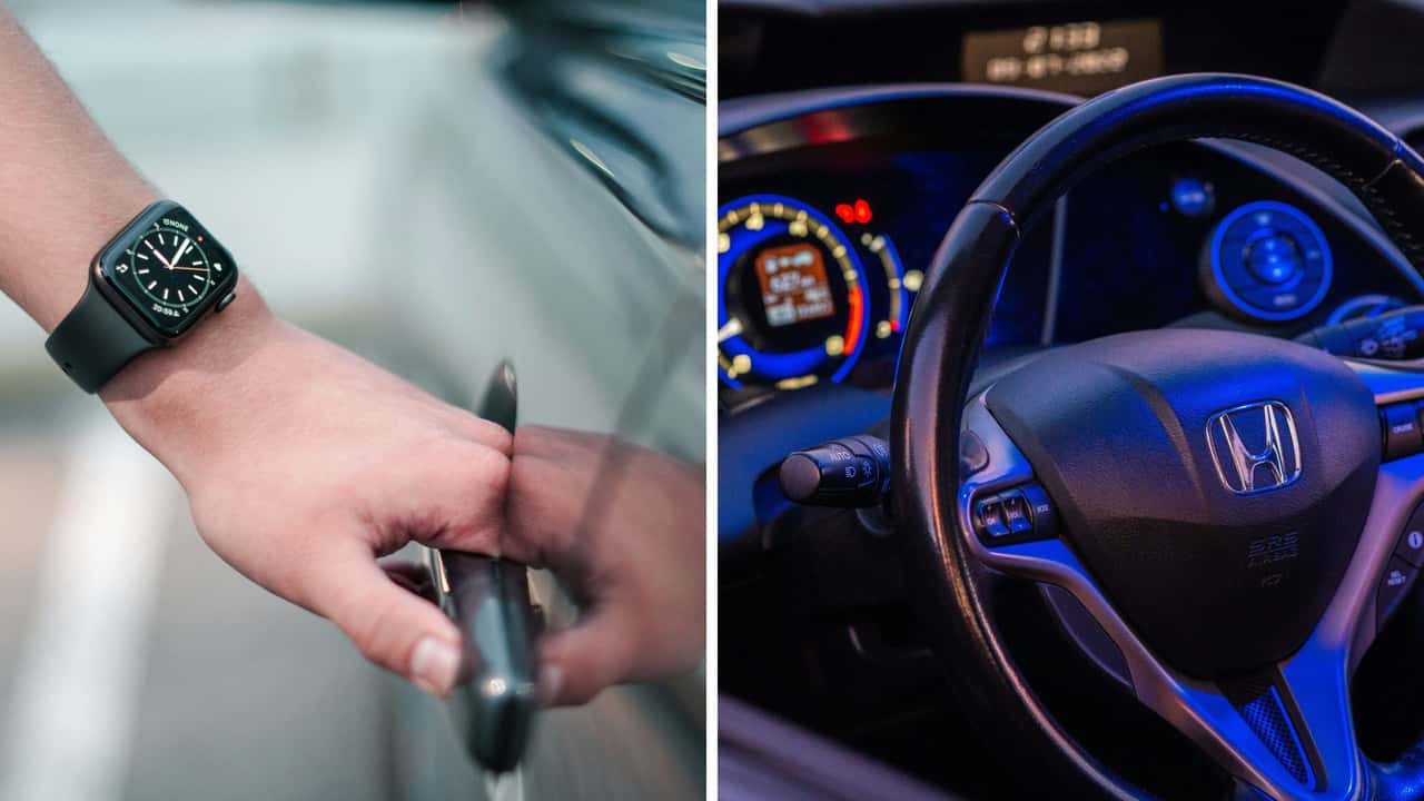 Expert opens Honda door. 