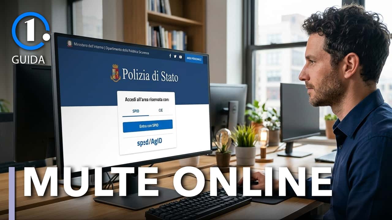 Multe, cosa si può fare con il nuovo portale della Polizia