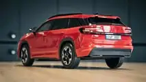Skoda Kodiaq als Papiermodell im Maßstab 1:10