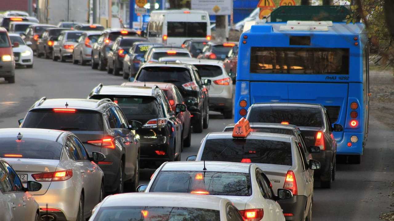 Atasco en Madrid