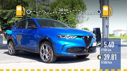 Alfa Romeo Tonale ibrida plug-in (2023), la prova dei consumi reali