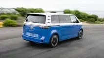 US-spec 2024 Volkswagen ID. Buzz LWB exterior driving shots