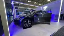 New Tesla Model 3 In Munich