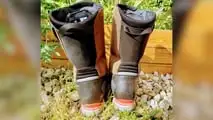 Gear Review - REV'IT! Discovery GTX Boots - Outside - Rear View
