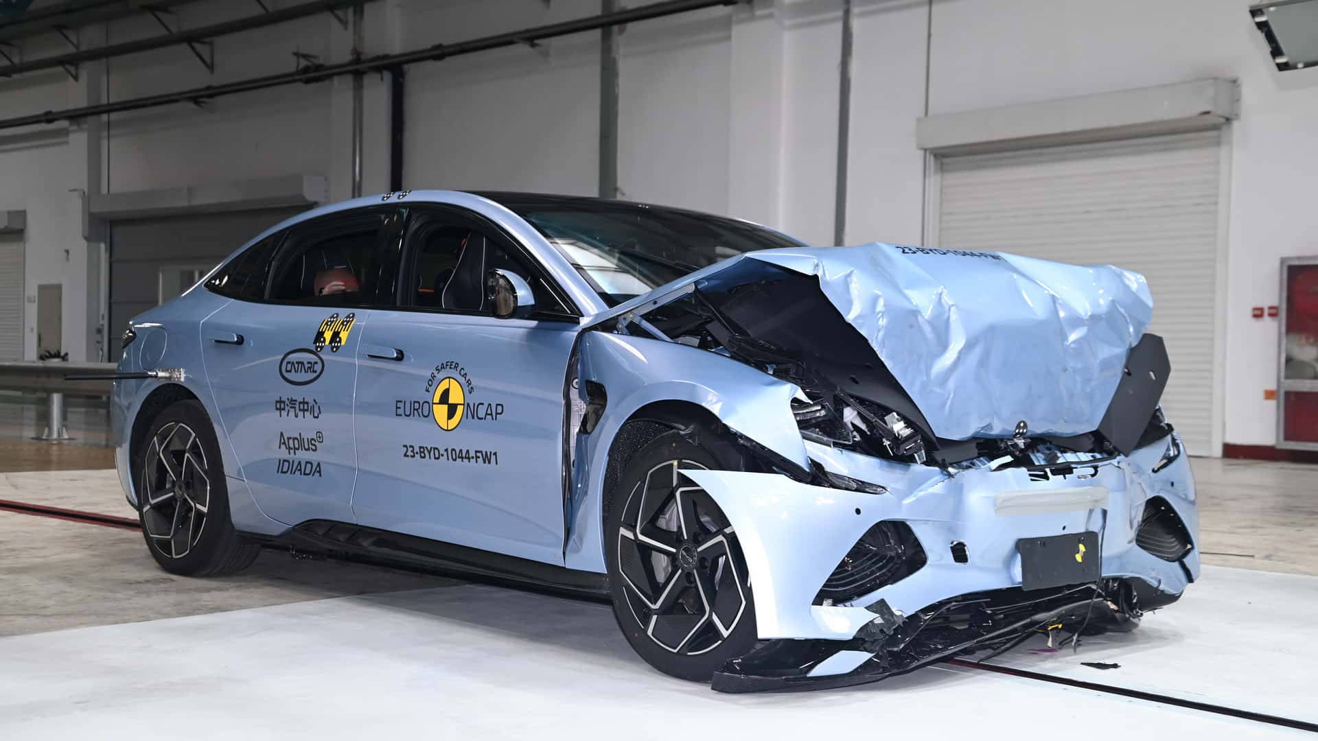 Crash test, 5 stelle per le cinesi Xpeng P7 e le BYD Dolphin e Seal