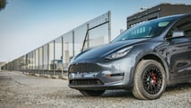 Unplugged Performance Tesla Model Y with Satin Black 18-Inch UP-03 Beadlock Wheels
