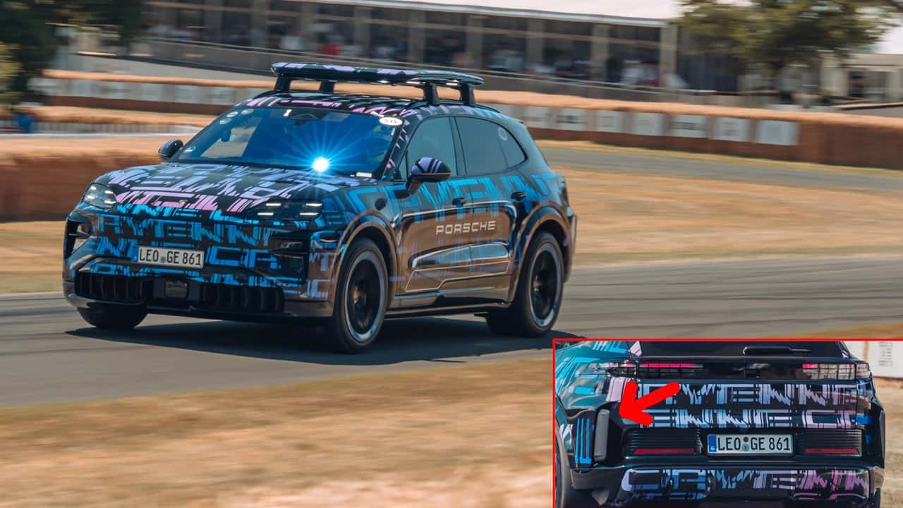 Porsche Cayenne Electric mit Aero-Klappen