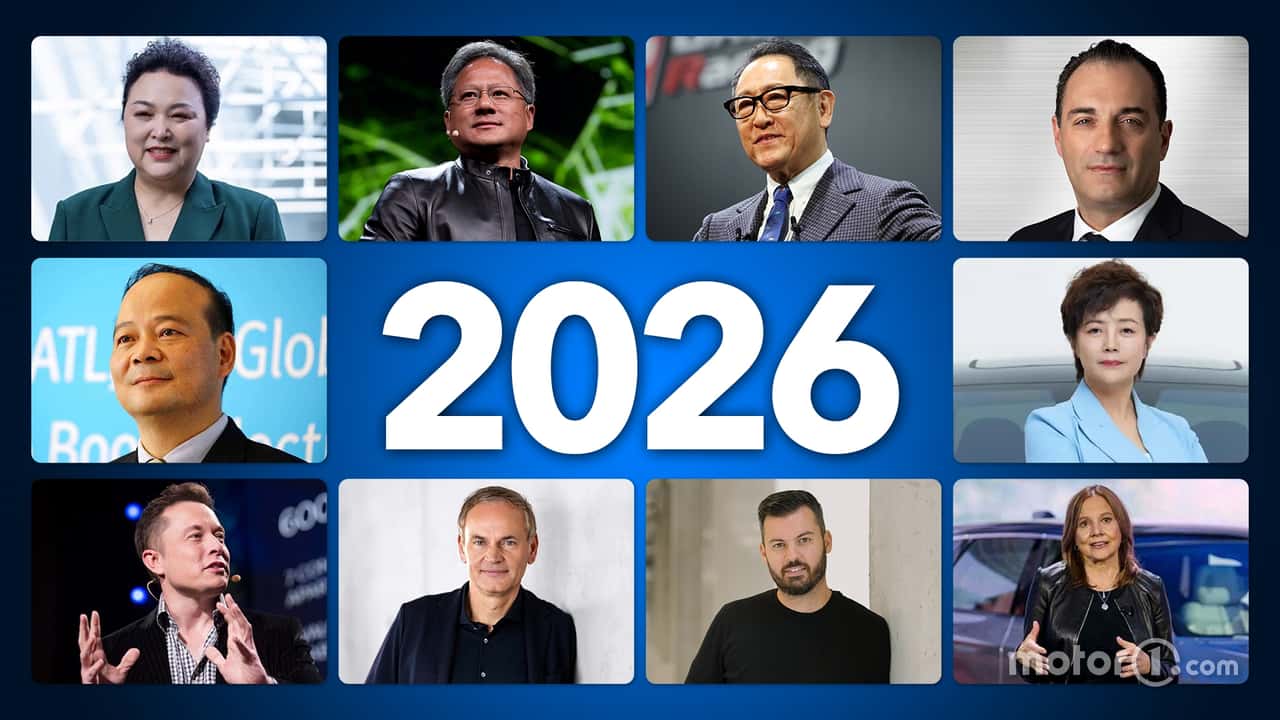 Quiénes son las 10 personas más influyentes del mundo del automóvil en 2026