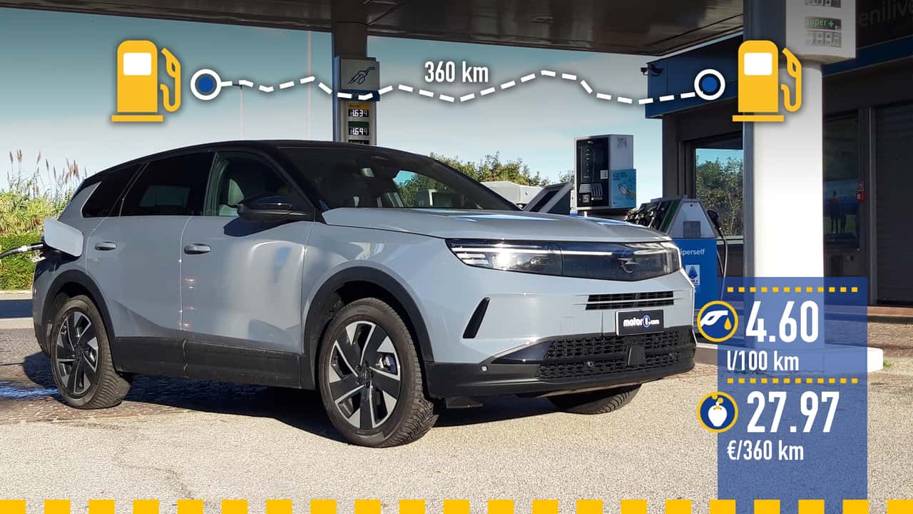 Opel Grandland mild hybrid (2025), la prova dei consumi reali