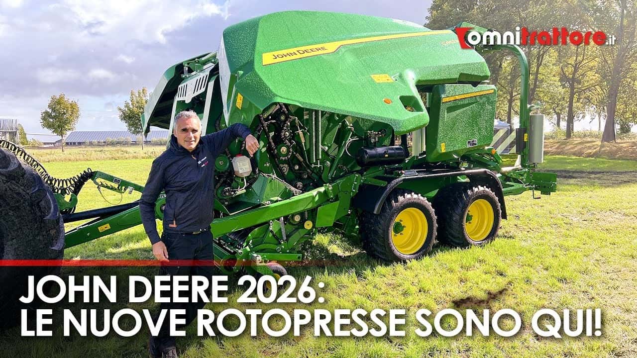 Nuove rotopresse John Deere 2026: più automazione e resa