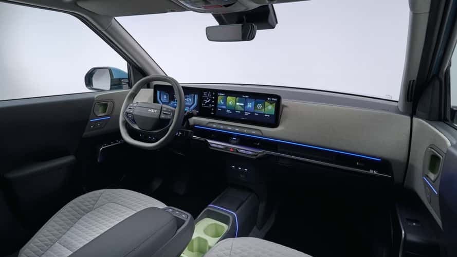 Kia EV2: Der Innenraum des kleinen Elektroautos im Detail