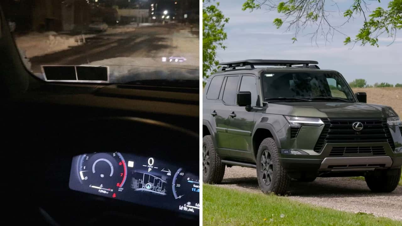 man turns on the defroster. Then it cracks the windshield of his new Lexus