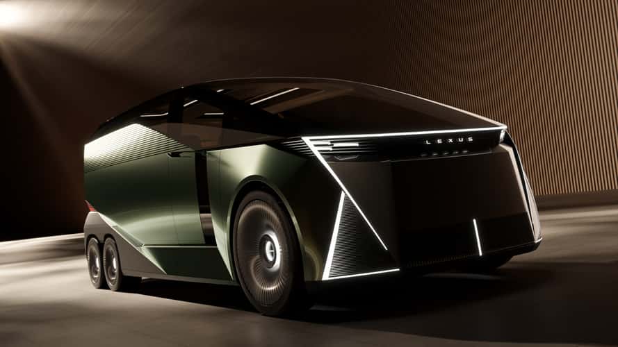 Lexus LS Concept: monovolumen premium de seis ruedas