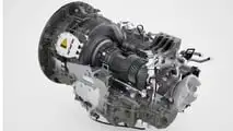 Scania's PHEV buses have dual electric motors integrated into the six-speed transmission