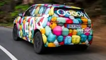 Skoda Epiq camouflaged prototype