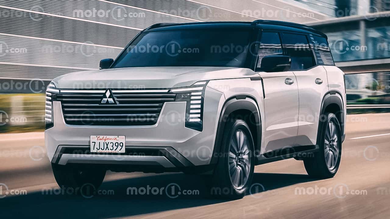 2028 Mitsubishi Montero Rendering by Motor1