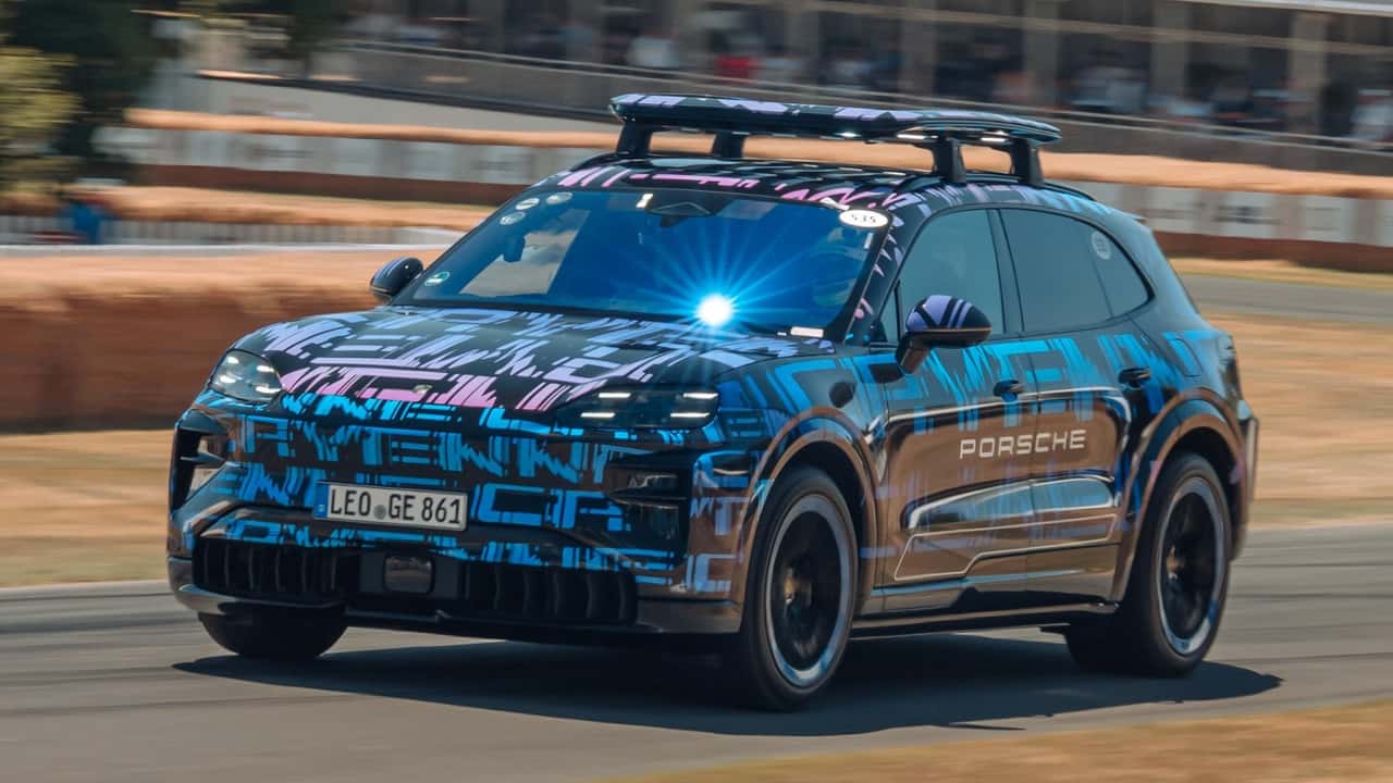 New Porsche Cayenne Prototype Goodwood