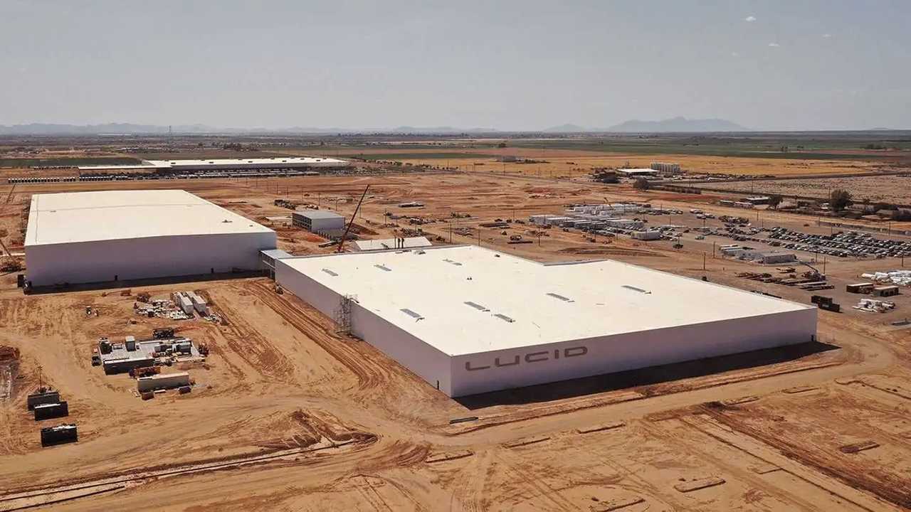 La fabbrica di Lucid Motors in Arabia Saudita