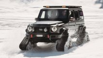 Mercedes-Benz G500 à chenilles par Delta 4x4