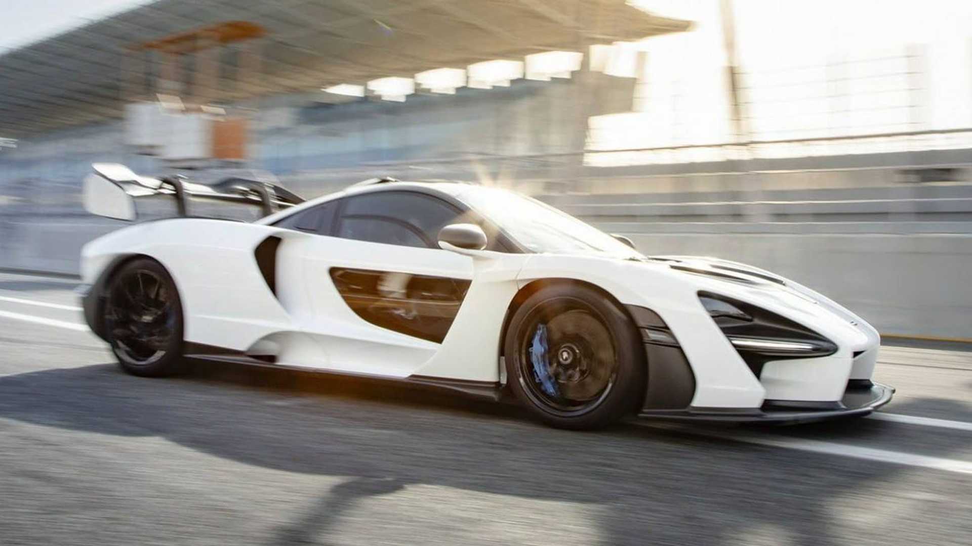 Six Lucky McLaren Fans Ride With Bruno Senna