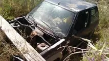 Renault Supercinco GT Turbo abandonado