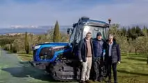 Luciano Spalletti e trattori Landini Trekker4