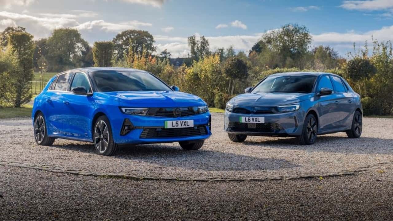 Vauxhall Corsa and Astra electric in the UK