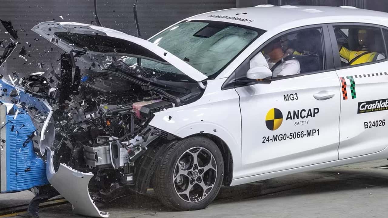 MG3 (2024) im Crashtest