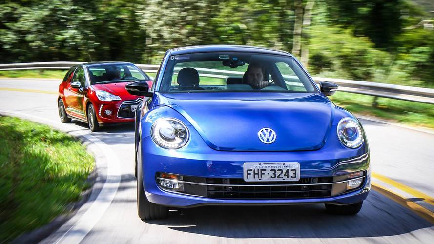 Volkswagen Fusca e Citroën DS3