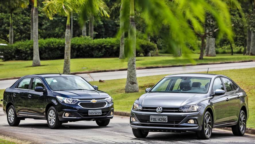 Comparativo VW Virtus x Chevrolet Cobalt