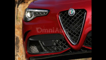 Alfa Romeo Stelvio Quadrifoglio, il rendering