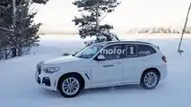 2019 BMW X3 plug-in hybrid spy photo