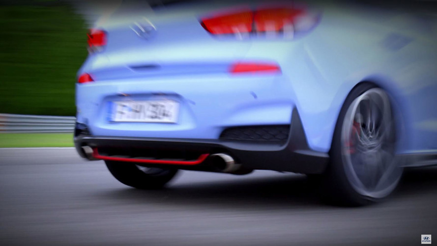 2018 Hyundai i30 N screenshot from teaser video
