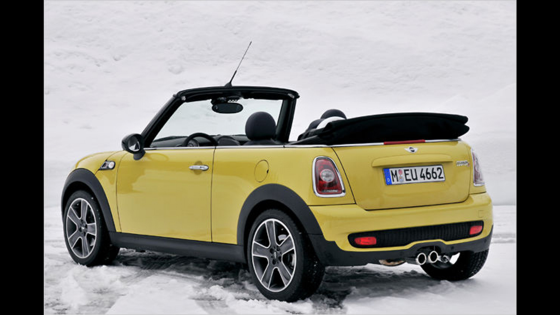 Der Mini Ein Wintermärchen Das Neue Cabrio Im Schnee