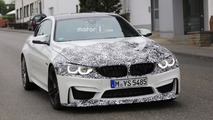 2017 BMW M4 facelift spy photo
