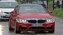 BMW M4 facelift spy photo